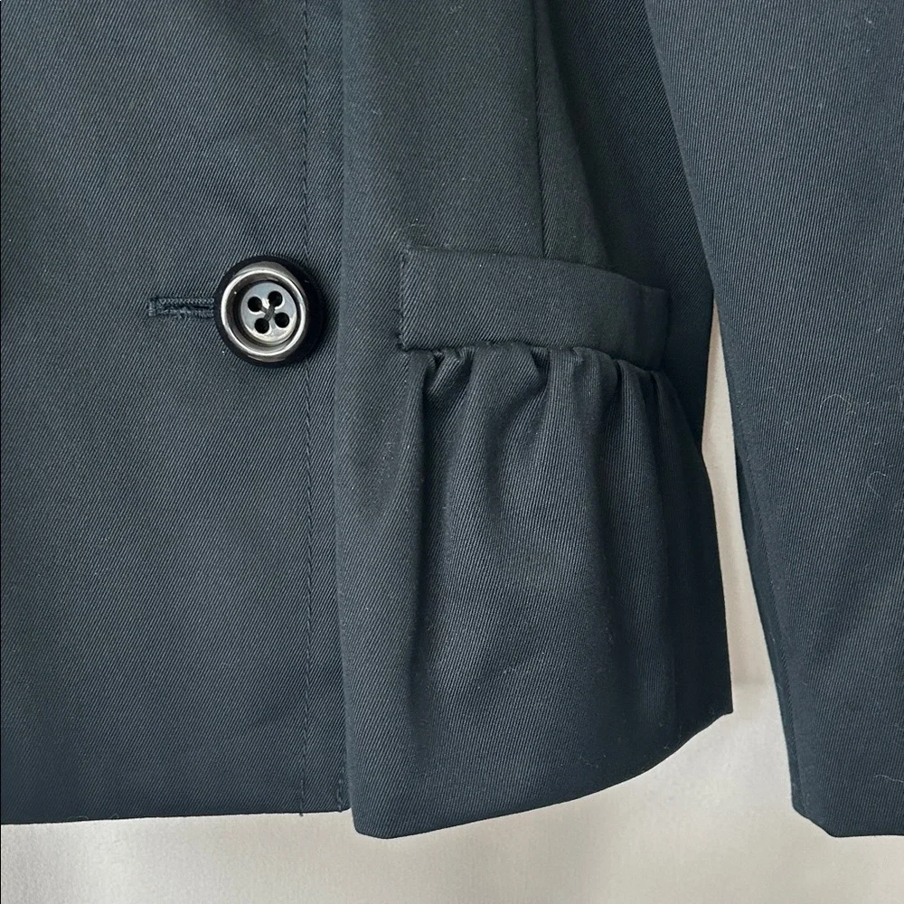 J.Crew Vtg NWT Navy Double-Breasted Buttons Cotton Jacket Coat **Size 4P** 🌸🌸 - Picture 4 of 6